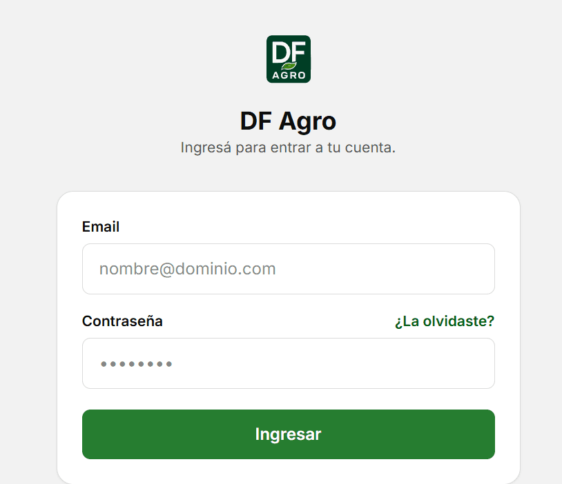 Captura de DF Agro